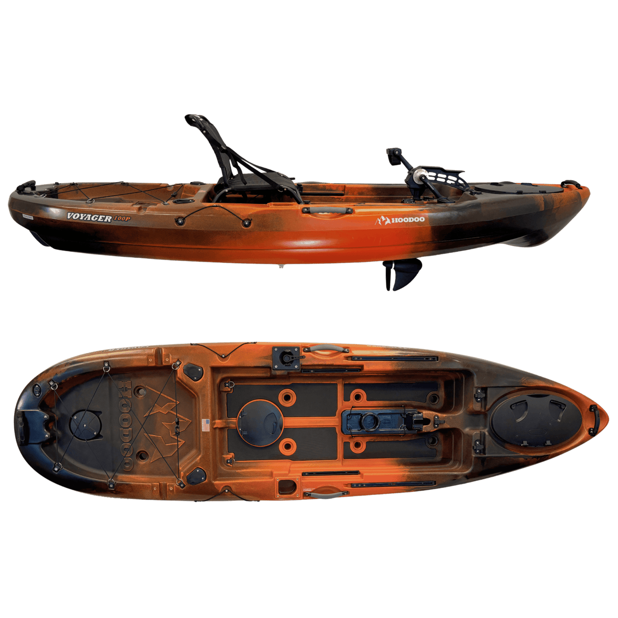 Hoodoo Voyager 100P Pedal Drive Kayak - Magnadyne