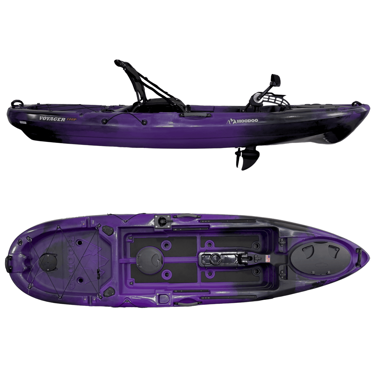 Hoodoo Voyager 100P Pedal Drive Kayak - Magnadyne