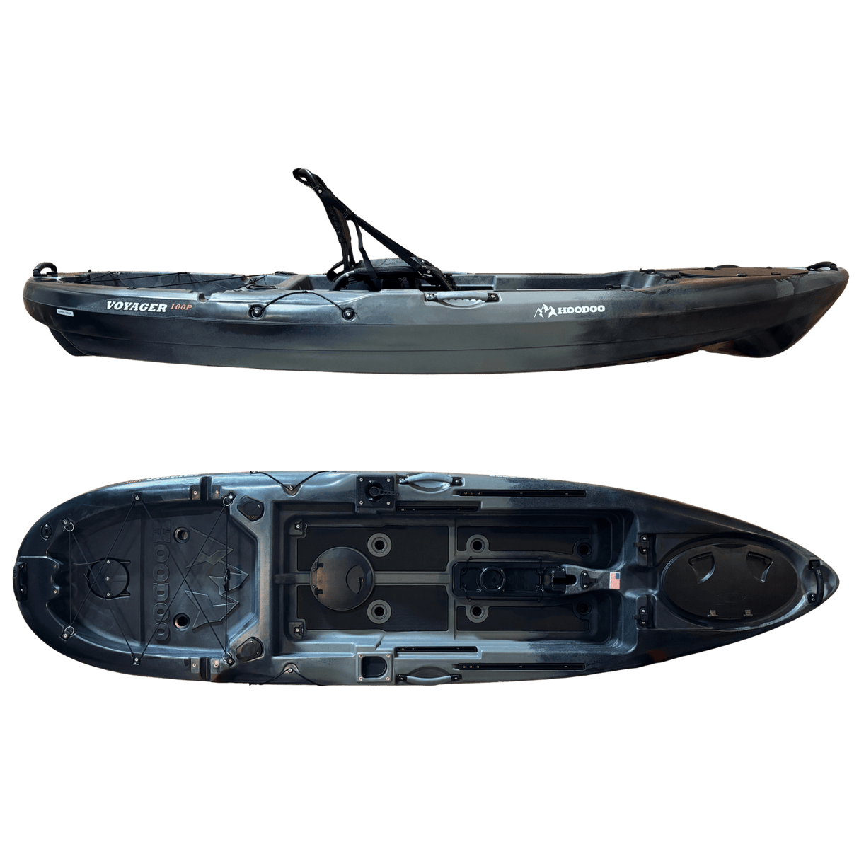 Hoodoo Voyager 100P Pedal Drive Kayak - Magnadyne