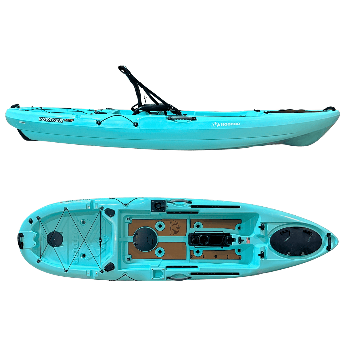 Hoodoo Voyager 100P Pedal Drive Kayak - Magnadyne