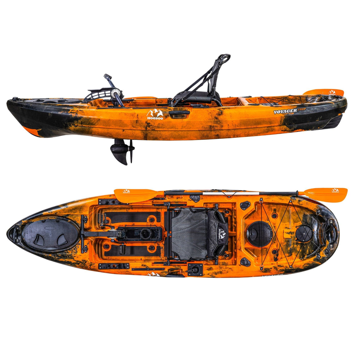 Hoodoo Voyager 100P Pedal Drive Kayak - Magnadyne