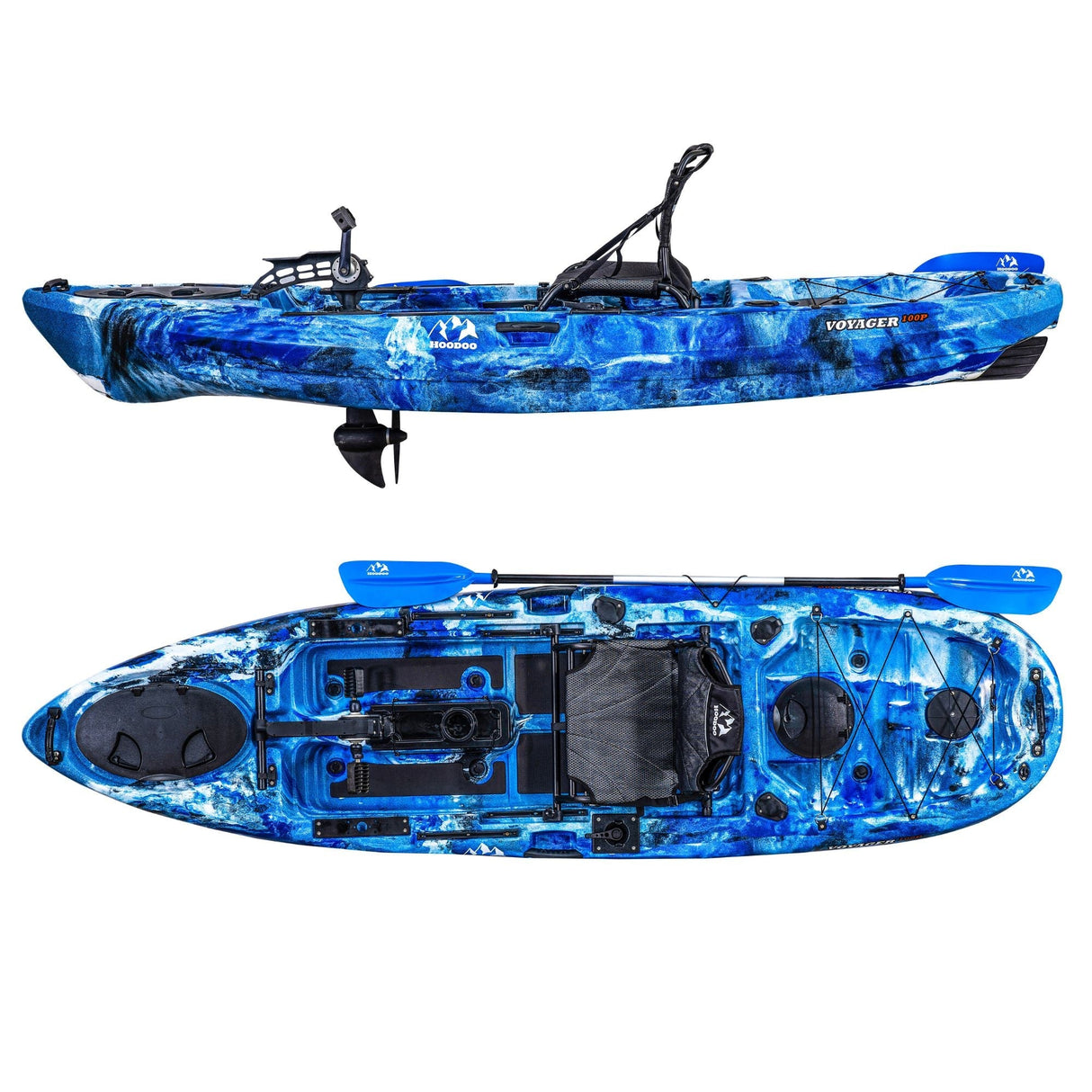 Hoodoo Voyager 100P Pedal Drive Kayak - Magnadyne