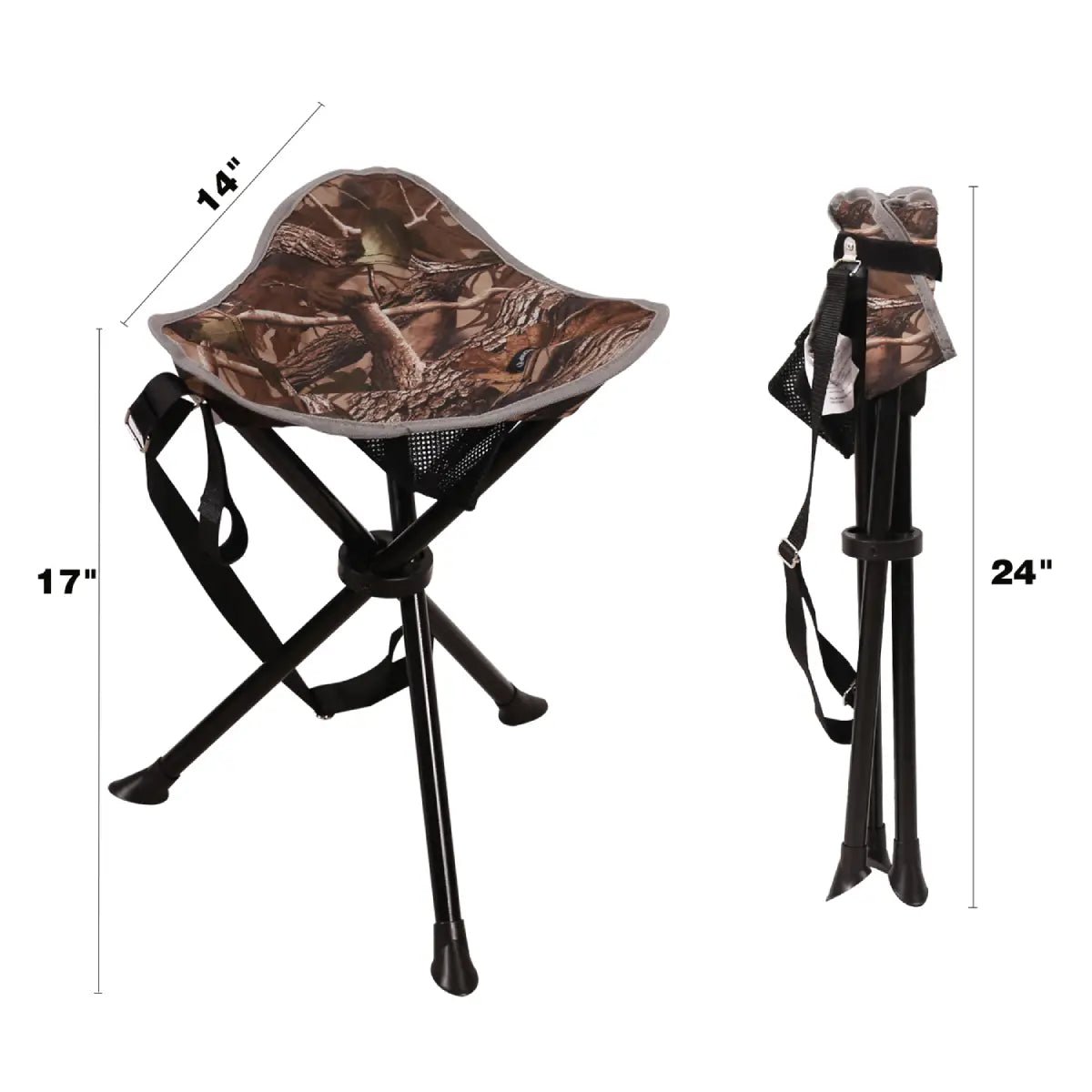 Lightweight 3 Legged Tripod Camp Stool - Magnadyne