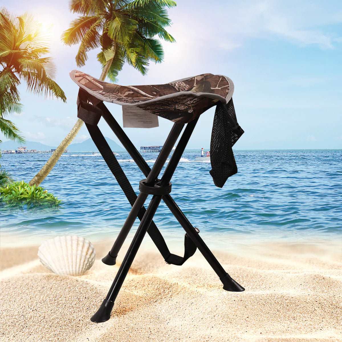 Lightweight 3 Legged Tripod Camp Stool - Magnadyne