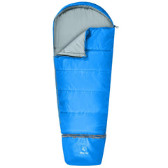 Mummy Kids Sleeping Bag for Camping,Blue Rose - Magnadyne