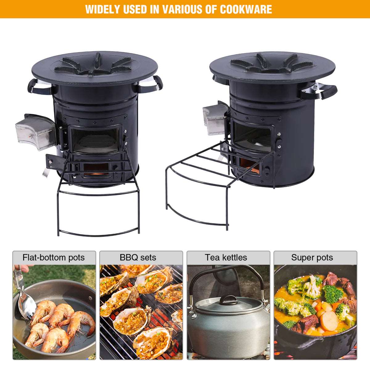 Redcamp Portable Rocket Stove for Camping - Magnadyne