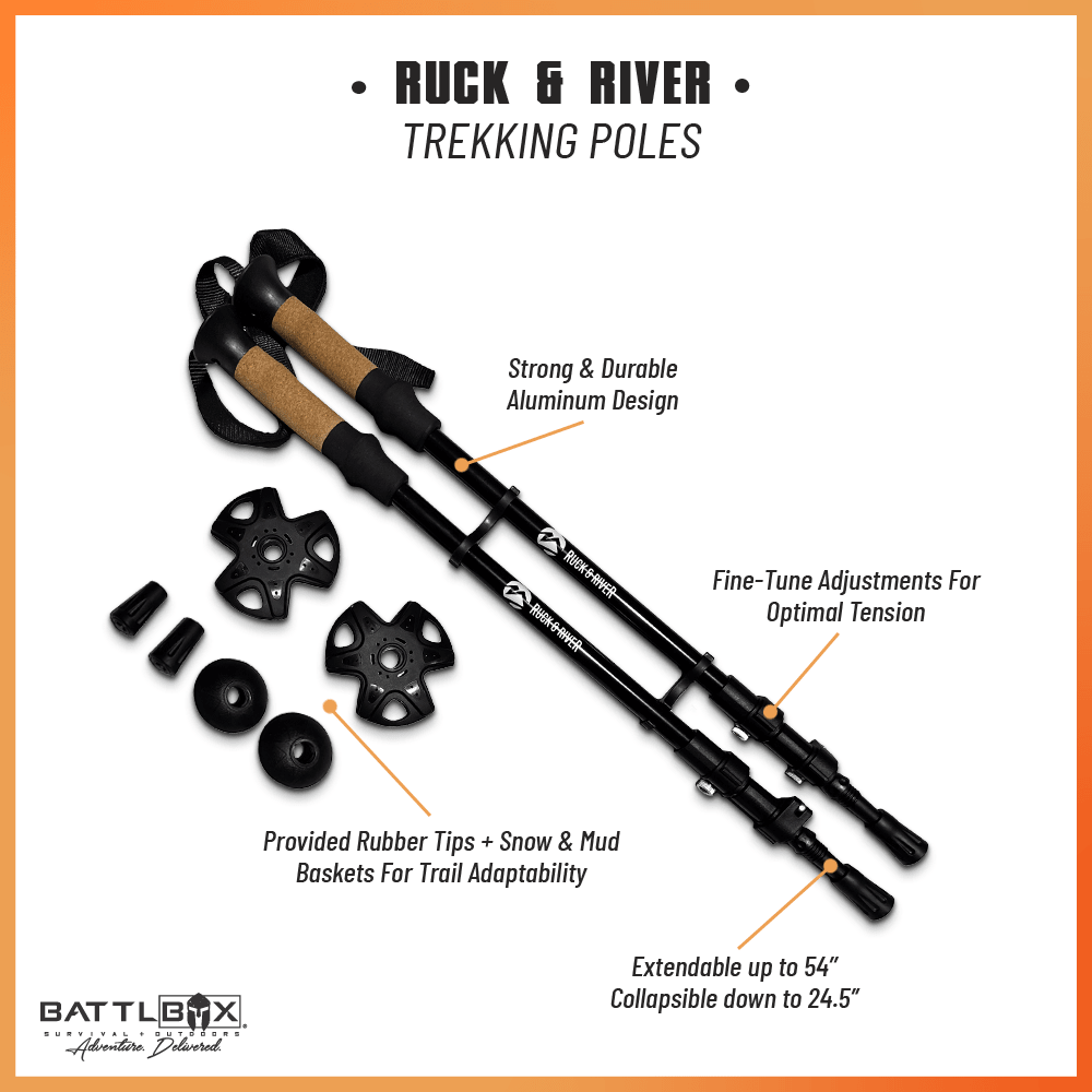 Ruck & River Trekking Poles - Magnadyne