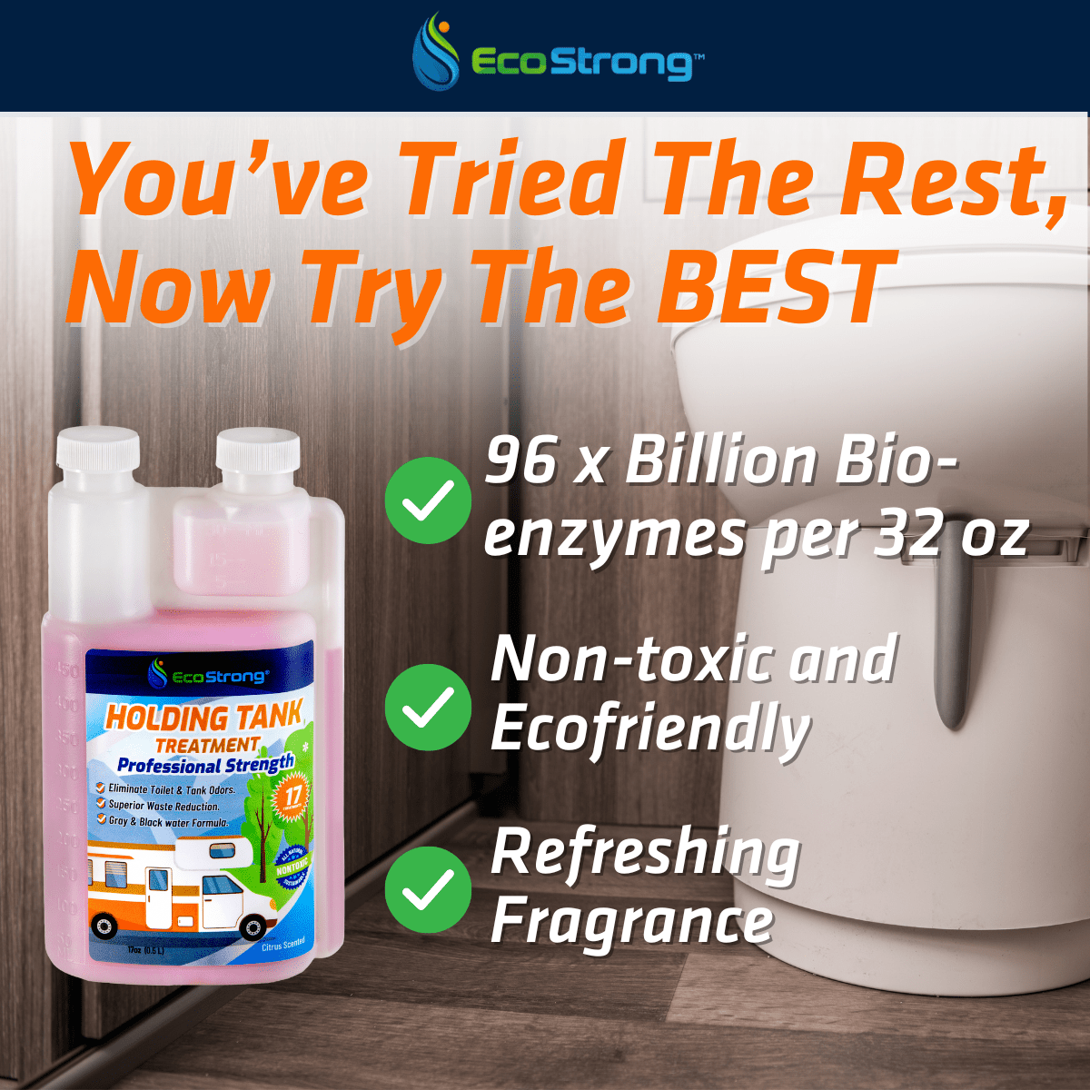 RV Holding Tank Treatment Liquid - Citrus - Magnadyne