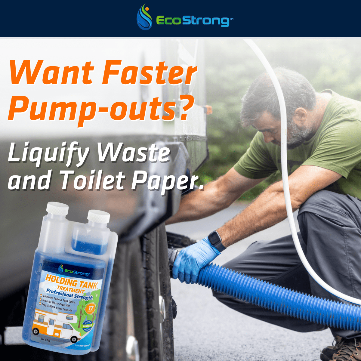 RV Holding Tank Treatment Liquid - Lavender - Magnadyne