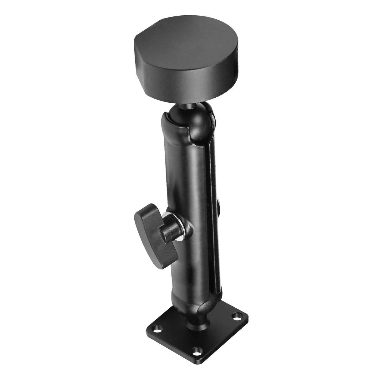 Satellite Antenna Straight Mount Post w/ Ball Head Plate - Magnadyne