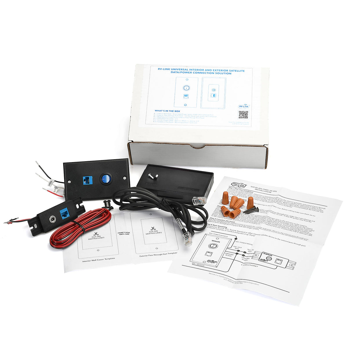 Satellite Pass-Thru Connector Kit - Magnadyne