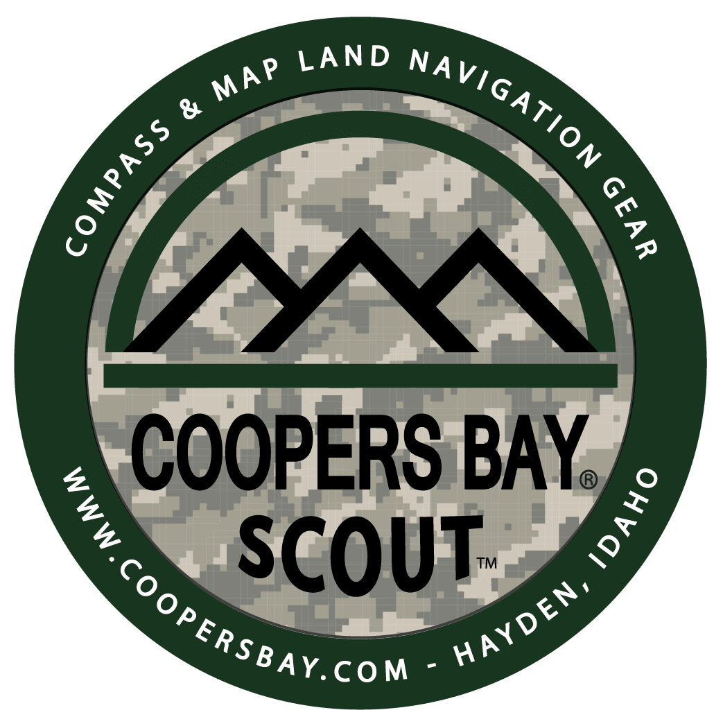 Scout™ Lensatic Compass - Traditional Phosphorescent Military Style with Nylon Carry Pouch - OD Green - Magnadyne