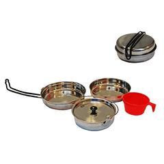Stainless Steel Mess Kit Cookware - Magnadyne