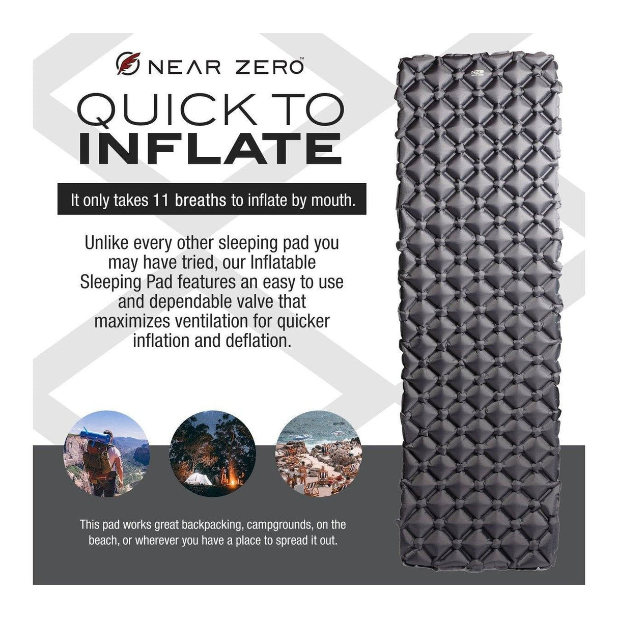 Summer Inflatable Sleeping Pad - Magnadyne