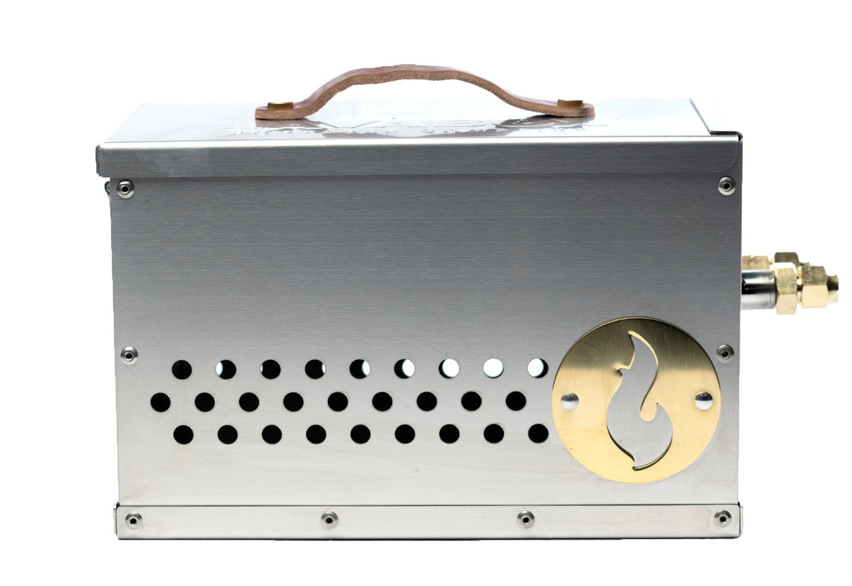 The Hekla: 304 Stainless Steel LavaBox with Dual-Burner - Magnadyne
