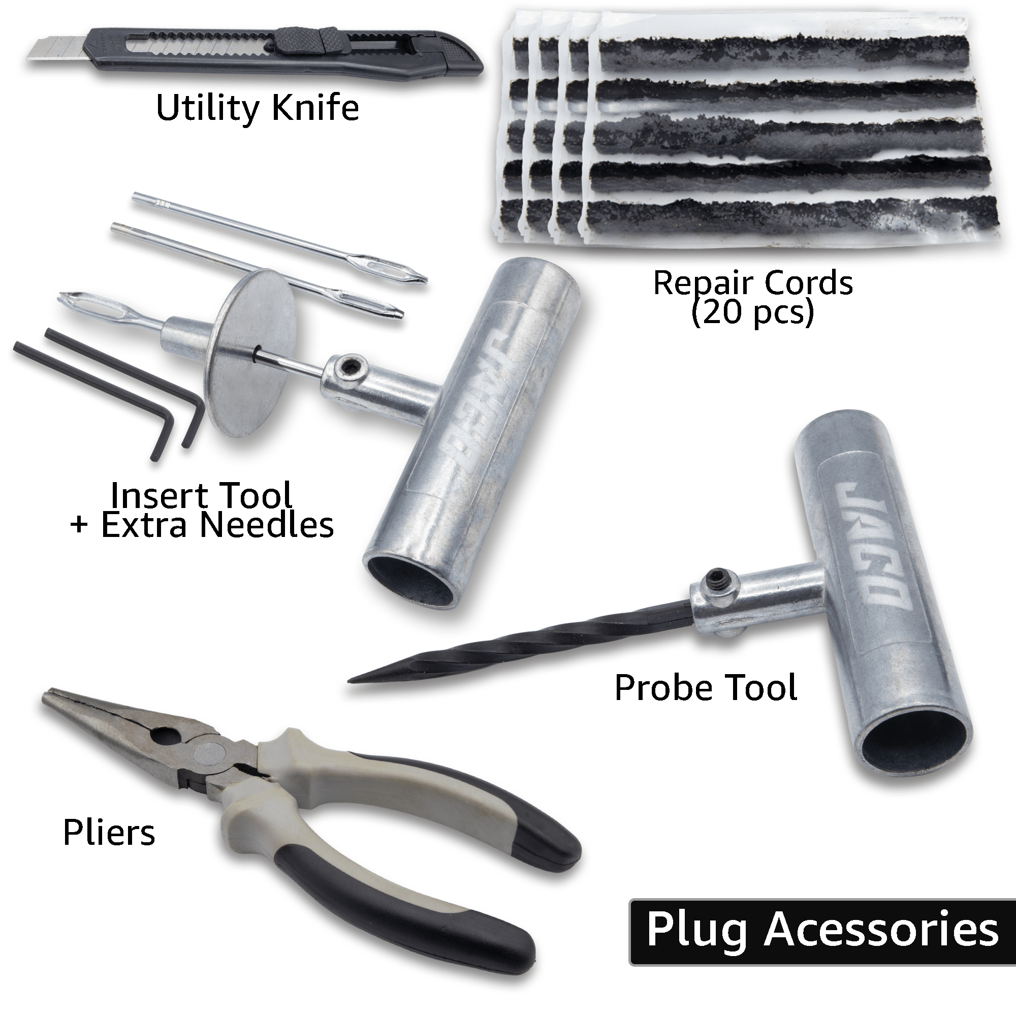 TRX-50 Heavy Duty Tire Repair Kit (50 pcs) - Magnadyne