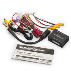 3-Input Radio-Video Right - Left - Rear 12V Camera Controller - Magnadyne