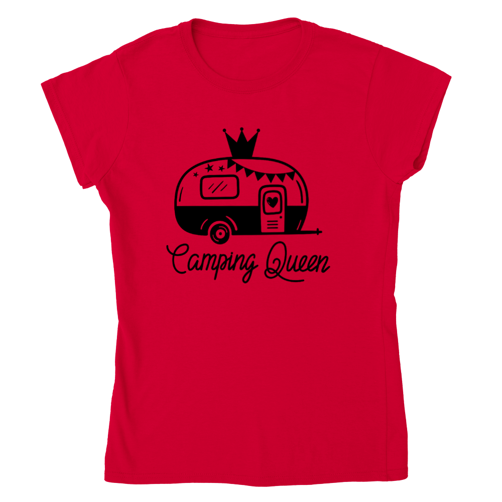 Camping Queen Women's Crewneck T-Shirt - Magnadyne