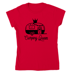 Camping Queen Women's Crewneck T-Shirt - Magnadyne