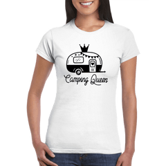 Camping Queen Women's Crewneck T-Shirt - Magnadyne