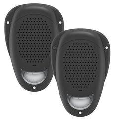 Linear Series LS2 | Water Resistant 3" Surface Mount LED Satellite Speakers (Blue, White or Amber) - Magnadyne