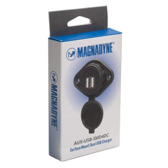 MAGNADYNE AUX-USB-SMD4DC | Surface Mount 5V/4.8A Dual USB Charger - Magnadyne