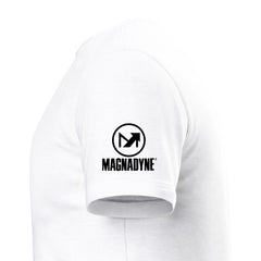 Magnadyne - Compton | Classic Unisex Crewneck T-Shirt | White - Magnadyne