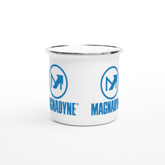 Magnadyne White 12oz Enamel Mug - Magnadyne