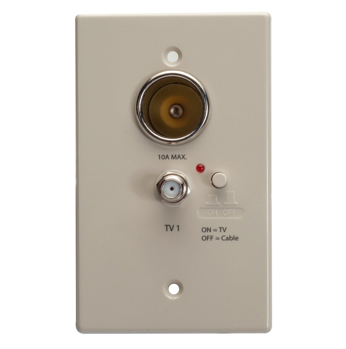 Magnadyne WS-12V | 12V Power Outlet | Antenna Distribution Wall Plate - Magnadyne