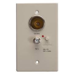 Magnadyne WS-12V | 12V Power Outlet | Antenna Distribution Wall Plate - Magnadyne