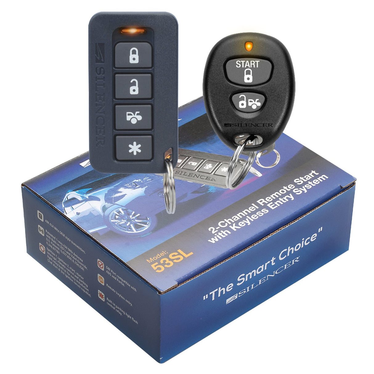 Silencer 53SL | One-Way Remote Starter and Keyless Entry System - Magnadyne