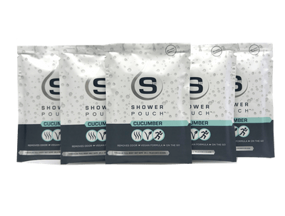 10-Pack Shower Pouch Body Wipes
