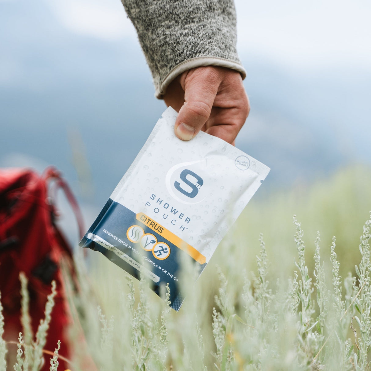 10-Pack Shower Pouch Body Wipes - Magnadyne