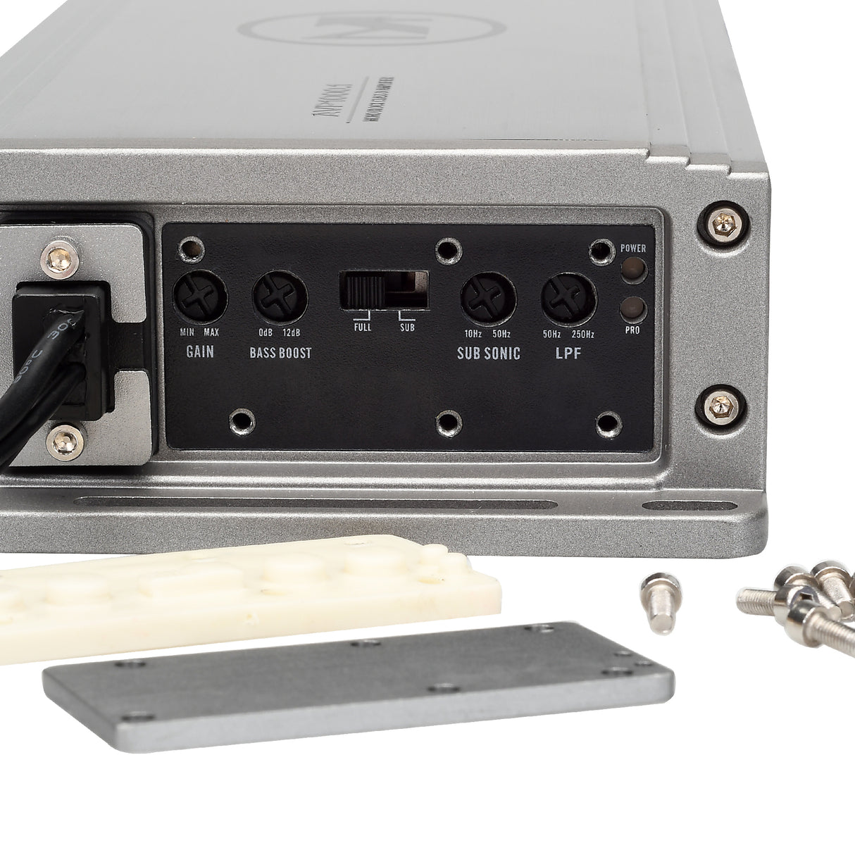 AquaVibe Pro Mono-Channel Class D 1000-Watt Marine Amplifier IP67 Rated