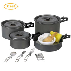 11/12/22 PCS Camping Cookware Mess Kit - Magnadyne