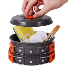 11/12/22 PCS Camping Cookware Mess Kit - Magnadyne