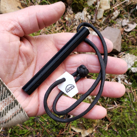 HexaLite™ "Stub" - Compact Ferro Rod Fire Starter - 6-Sided Shape & Ceramic Striker