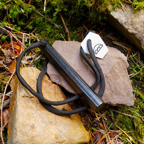 HexaLite™ "Stub" - Compact Ferro Rod Fire Starter - 6-Sided Shape & Ceramic Striker