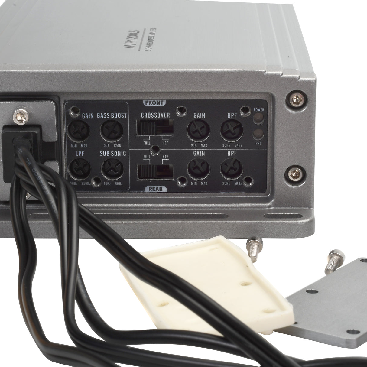 AquaVibe Pro 5-Channel Class D 1200-Watt Marine Amplifier IP67 Rated