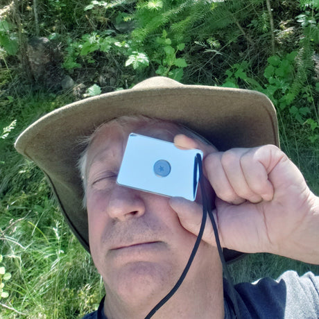 Emergency Signaling Mirror with Targeting Star for Hiking, Backpacking, Kayaking, Boating