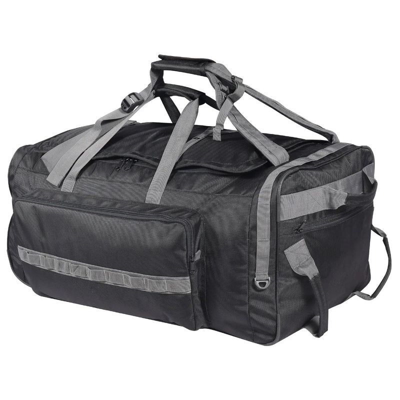 140L Tactical Duffle Bag with Wheels and Backpack Straps - Magnadyne