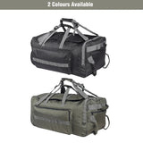 140L Tactical Duffle Bag with Wheels and Backpack Straps - Magnadyne