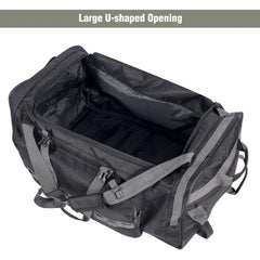140L Tactical Duffle Bag with Wheels and Backpack Straps - Magnadyne