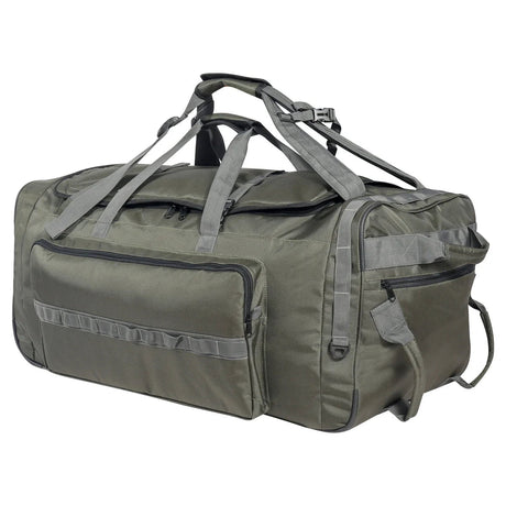 140L Tactical Duffle Bag with Wheels and Backpack Straps - Magnadyne