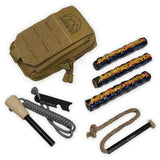 FireStorm™ - Plus Complete Ferro Rod Fire Starter Kit