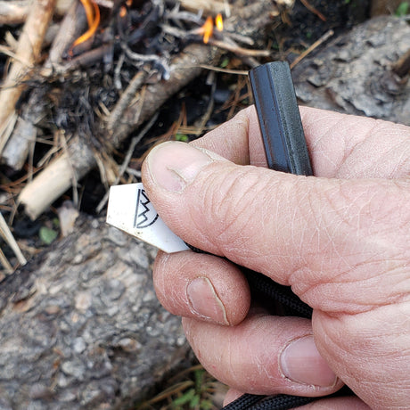 HexaLite™ "Stub" - Compact Ferro Rod Fire Starter - 6-Sided Shape & Ceramic Striker