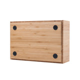 Bamboo Circular Rotating Organizer & Drawer Combo