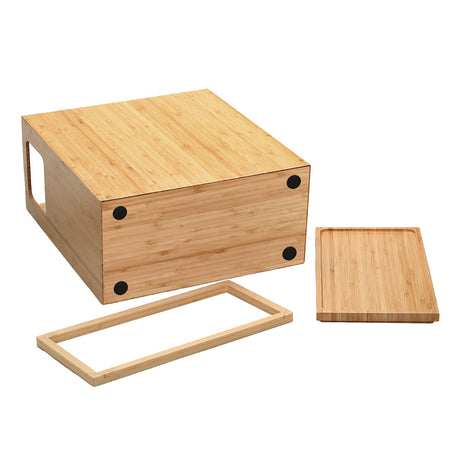 Bamboo Trash Can