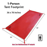 1P Footprint/Ground Tarp for 1 - Person Tent - Magnadyne