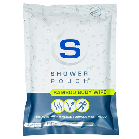20-Pack Shower Pouch Body Wipes - Magnadyne